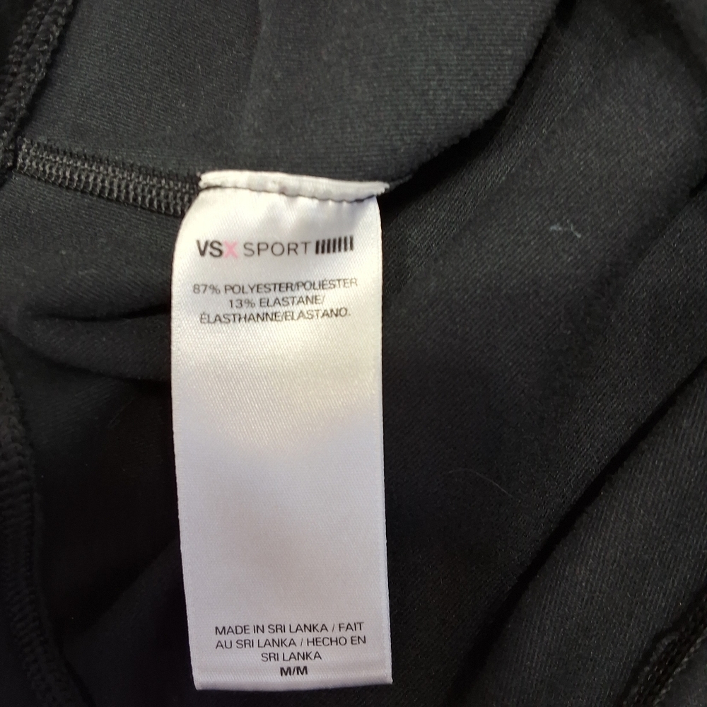 Victoria's Secret VSX Sport Tight VSX Logo Black Pink Size M - Picture 9 of 9